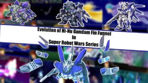 Evolution of Hi Nu Gundam Fin Funnel in SRW